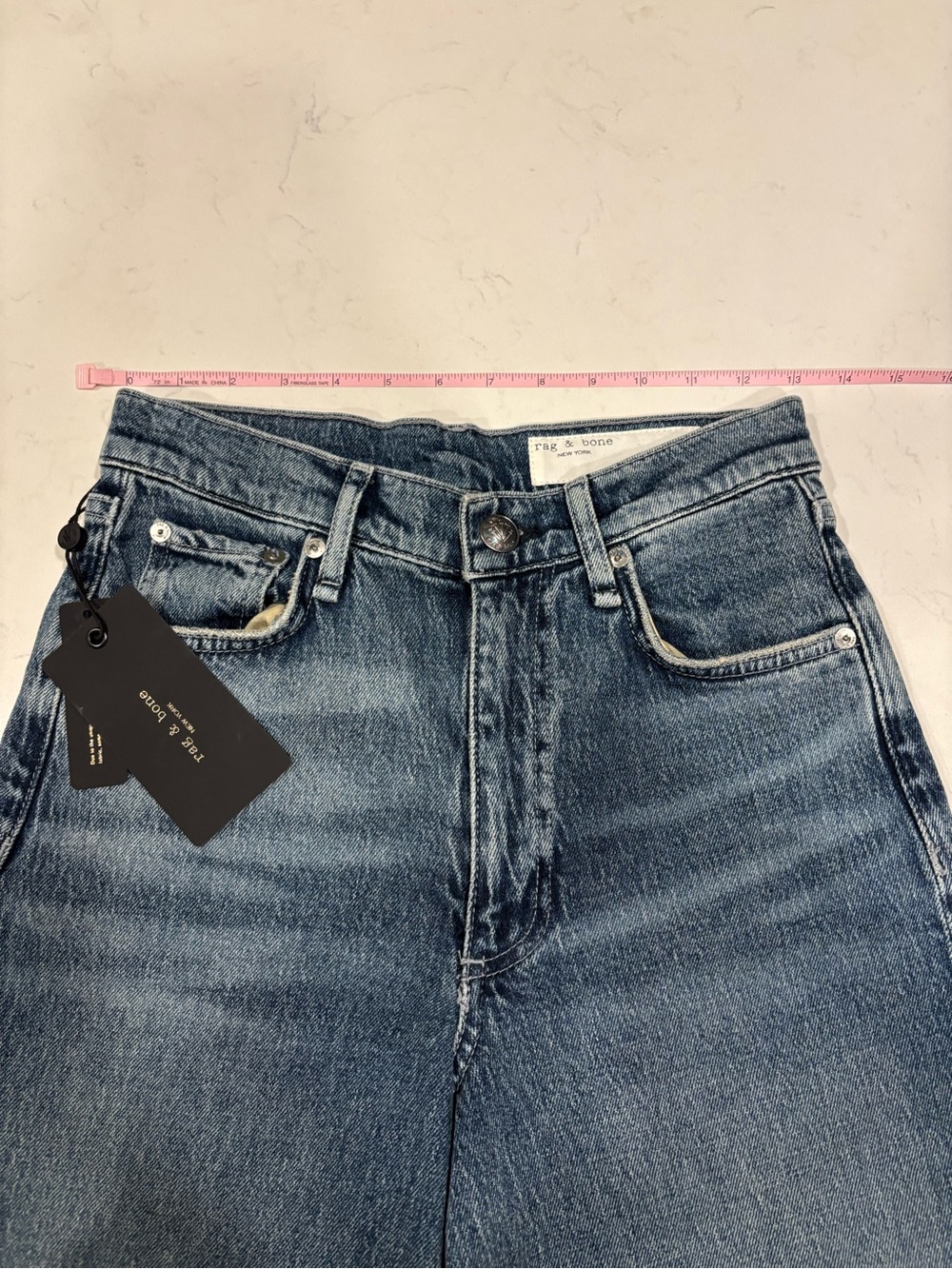 rag & bone - The Sofie High-Rise Ultra Wide Wide Ankle Jeans - NWT - Picture 9 of 12